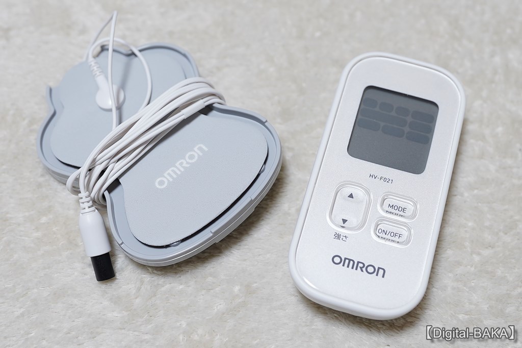 逸品】 オムロン 低周波治療器 ホワイト OMRON HV-F021-WH 返品種別A