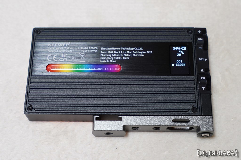 付与 Neewer RGBLEDビデオライト 12W RGB150全色カメラライト sushitai