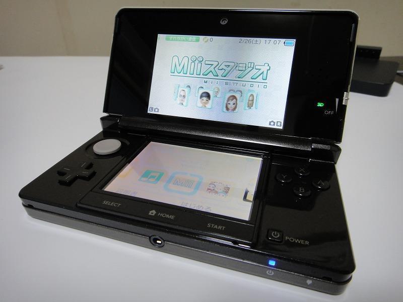 Nintendo 「ニンテンドー3DS」 (コスモブラック) レポート1 開封編