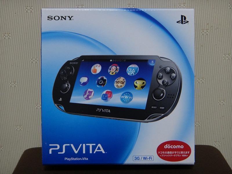 SCE 「PS Vita」 (クリスタル・ブラック 3G/Wi-Fiモデル) レポート1 