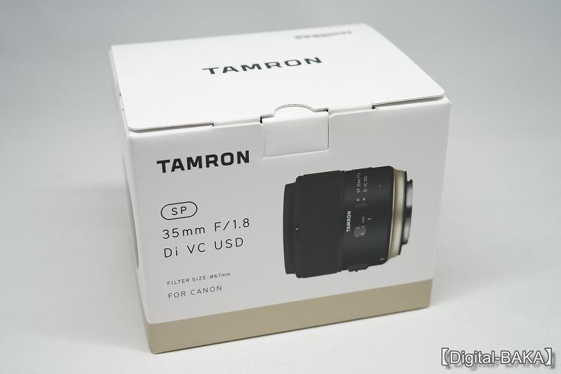 TAMRON 「SP 35mm F1.8 Di VC USD」 （キヤノン用） レポート1 本体編 