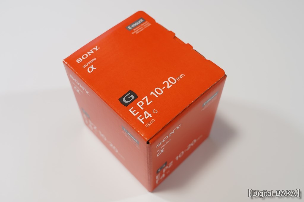 超広角パワーズームGレンズ】SONY「SELP1020G（E PZ 10-20mm F4 G